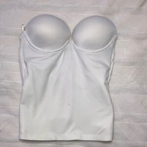 Strapless bustier